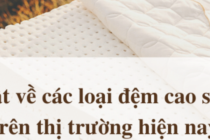 Sự thật về các loại đệm cao su non trên thị trường hiện nay