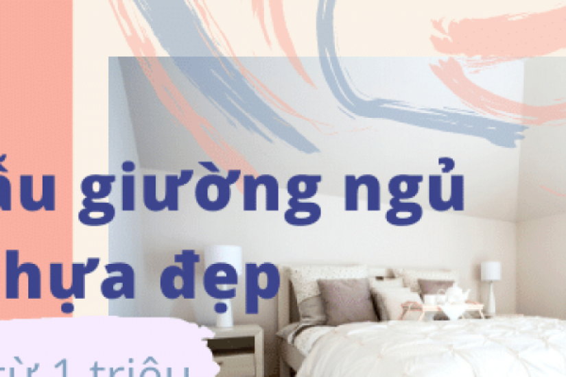 Các mẫu giường ngủ bằng nhựa đẹp, giá rẻ chỉ từ 1 triệu