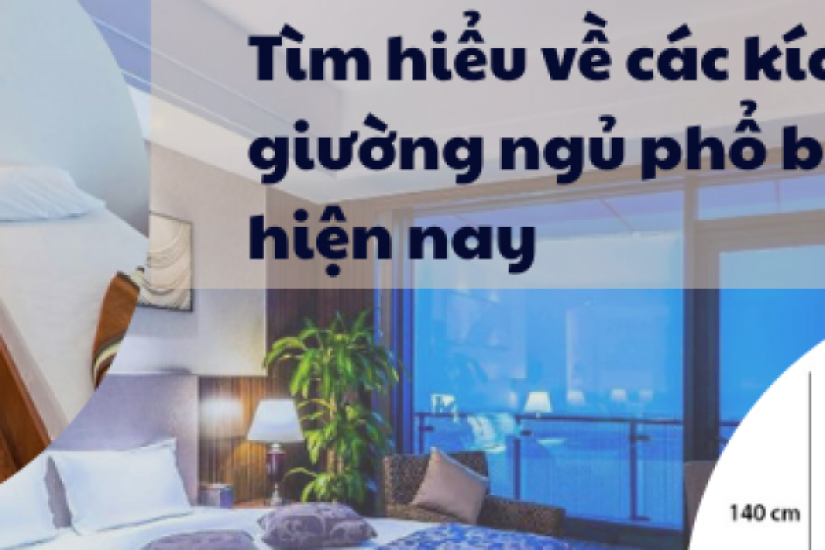 Tìm hiểu về các kích thước giường ngủ phổ biến nhất hiện nay