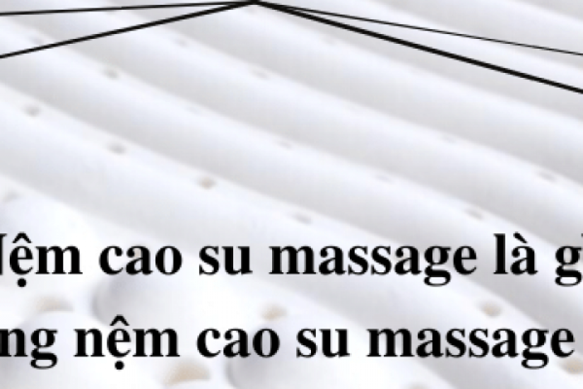 Nệm cao su massage là gì? Các hãng nệm cao su massage tốt nhất