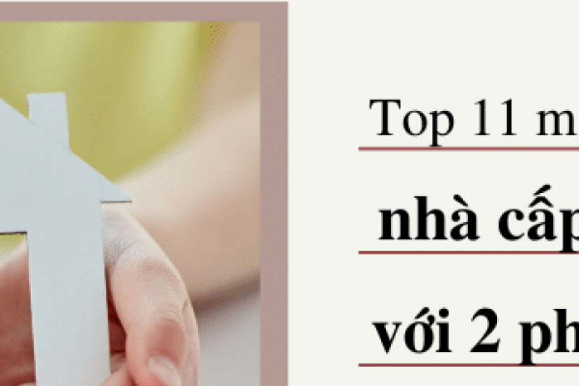 Top 11 mẫu nhà cấp 4 với 2 phòng ngủ đẹp nhất 2022