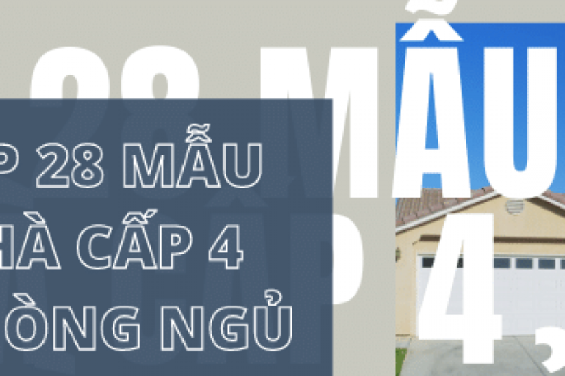 Top 29 mẫu nhà cấp 4, 5 phòng ngủ đẹp nhất 2022