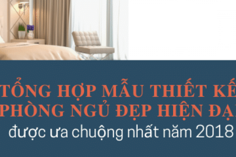 Tổng hợp top 20 mẫu phòng ngủ đẹp 2018 được ưa chuộng nhiều nhất