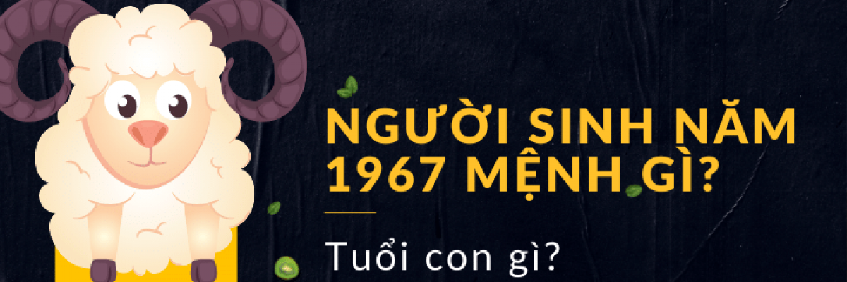 Người sinh năm 1967 mệnh gì? Tuổi con gì? Hợp và kỵ màu nào?