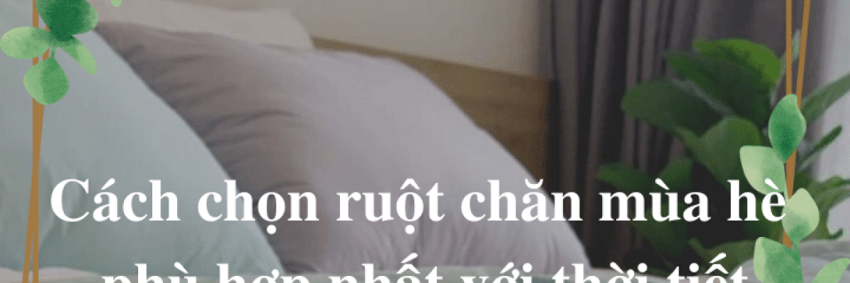 Cách chọn ruột chăn mùa hè phù hợp nhất với thời tiết