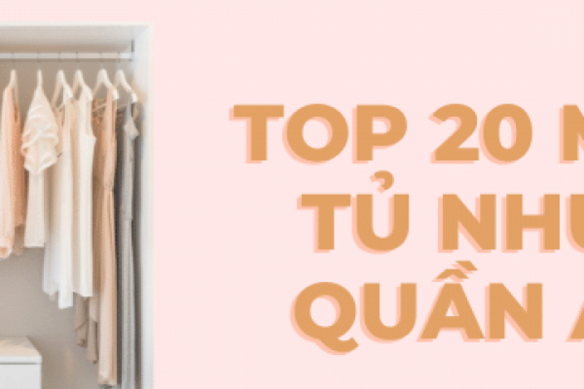 Top 20 mẫu tủ quần áo nhựa đẹp nhất cho phòng ngủ hiện nay