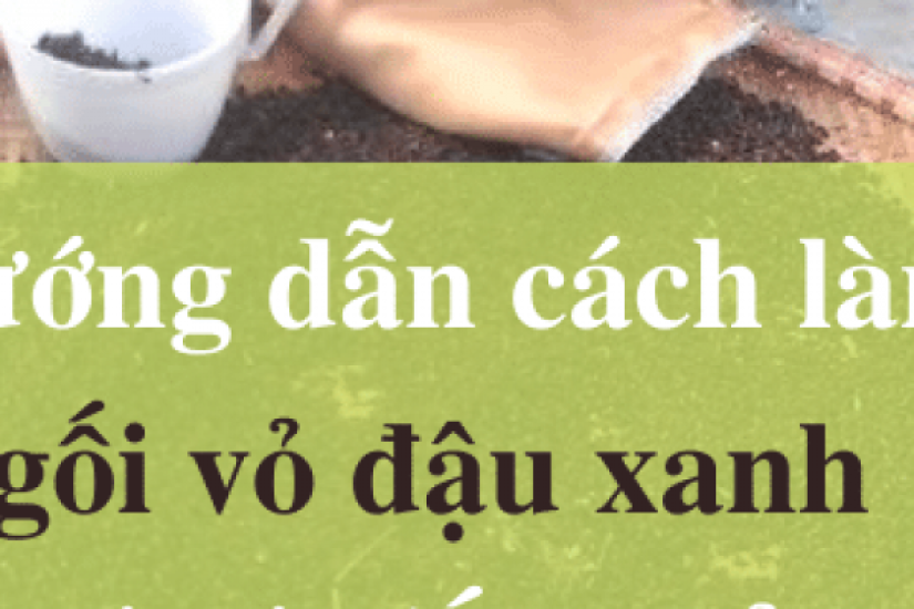 Hướng dẫn cách làm gối vỏ đậu xanh cho bé có giấc ngủ ngon