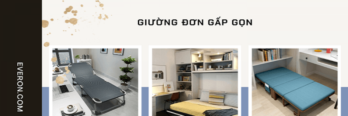 Top 10 mẫu giường đơn gấp gọn văn phòng tiện lợi nhất