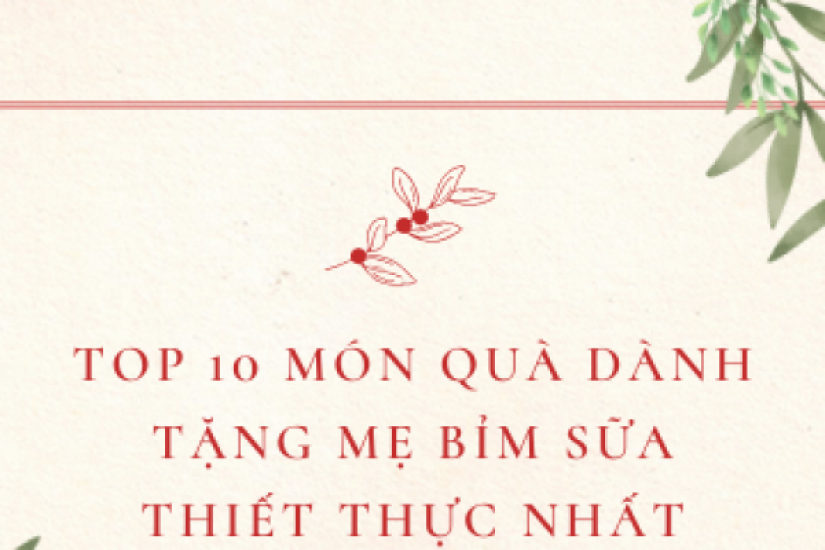 Top 10 món quà dành tặng mẹ bỉm sữa thiết thực nhất